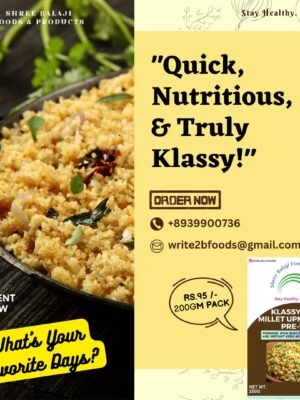 Klassy Kodo Millet Upma Super Pre-Mix